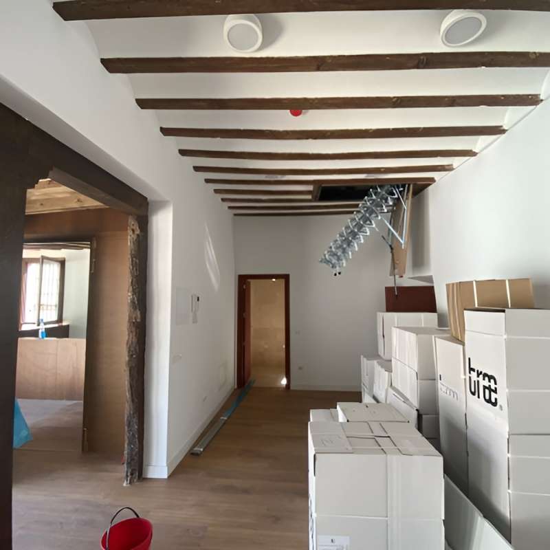 Acondicionamiento interior y cuartos t�cnicos de la Casa de la Almanjara de Alcal� de Henares (Madrid) - Construcci�n | Reformas - K�rkide | Proyectos de restauraci�n y rehabilitaci�n