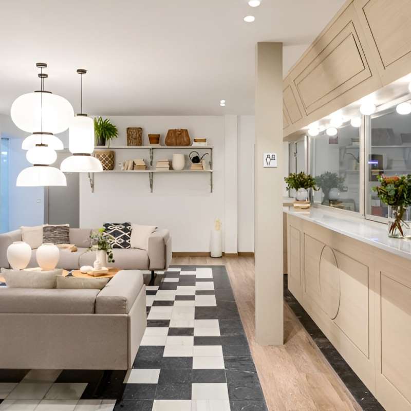 Interior del albergue de El Escorial en San Lorenzo de El Escorial (Madrid) - Construcci�n | Reformas - K�rkide | Proyectos de restauraci�n y rehabilitaci�n