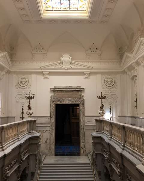 Restauraci�n b�veda techo Escalera Real Edificio Tradicional Banco de Espa�a. Madrid. | Rehabilitaci�n > Construcciones civiles | K�rkide | Proyectos de restauraci�n y rehabilitaci�n
