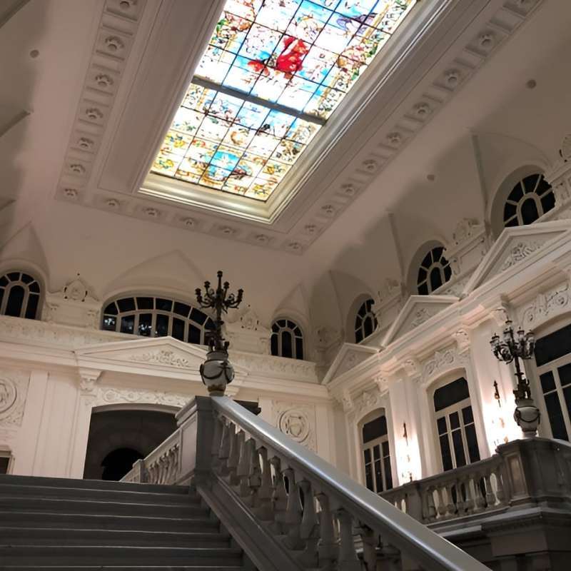 Restauraci�n de la b�veda del techo de la Escalera Real del Edificio Tradicional del Banco de Espa�a. Madrid. - Rehabilitaci�n | Construcciones civiles - K�rkide | Proyectos de restauraci�n y rehabilitaci�n