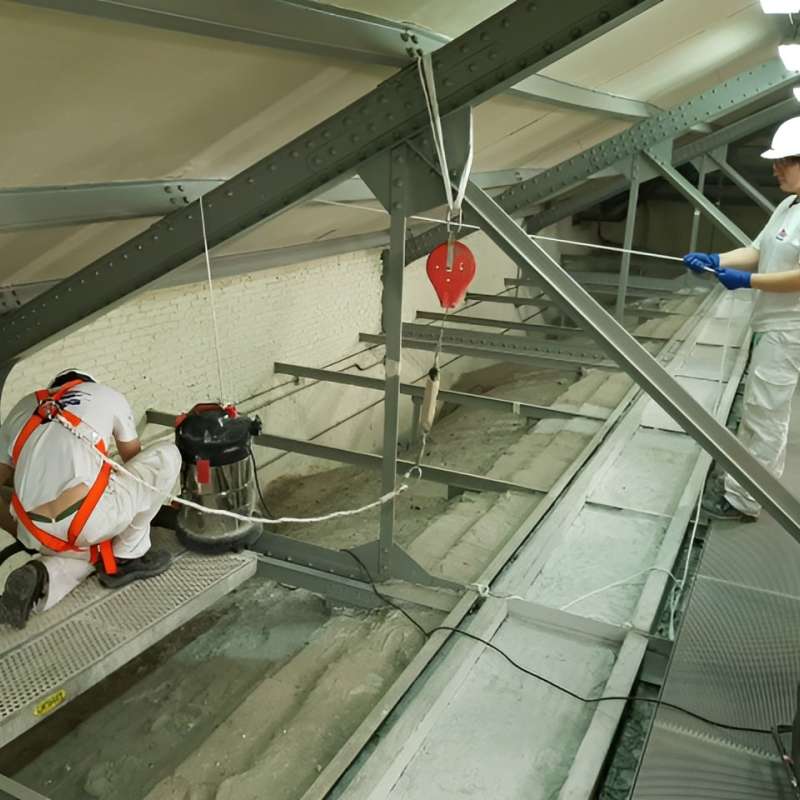Restauraci�n de la b�veda del techo de la Escalera Real del Edificio Tradicional del Banco de Espa�a. Madrid. - Rehabilitaci�n | Construcciones civiles - K�rkide | Proyectos de restauraci�n y rehabilitaci�n