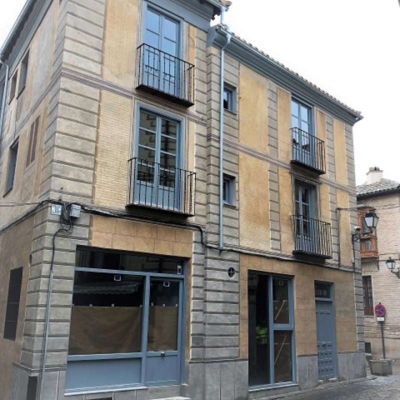 Restauraci�n de fachada en C/ Aljibillo. Toledo. - Rehabilitaci�n | Construcciones civiles - K�rkide | Proyectos de restauraci�n y rehabilitaci�n