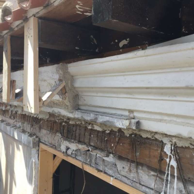 Restauraci�n de fachada en C/ Aljibillo. Toledo. - Rehabilitaci�n | Construcciones civiles - K�rkide | Proyectos de restauraci�n y rehabilitaci�n