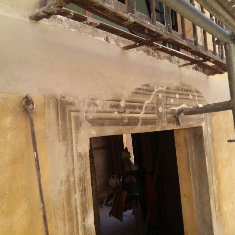 Restauraci�n de fachada en C/ Aljibillo. Toledo. - Rehabilitaci�n | Construcciones civiles - K�rkide | Proyectos de restauraci�n y rehabilitaci�n