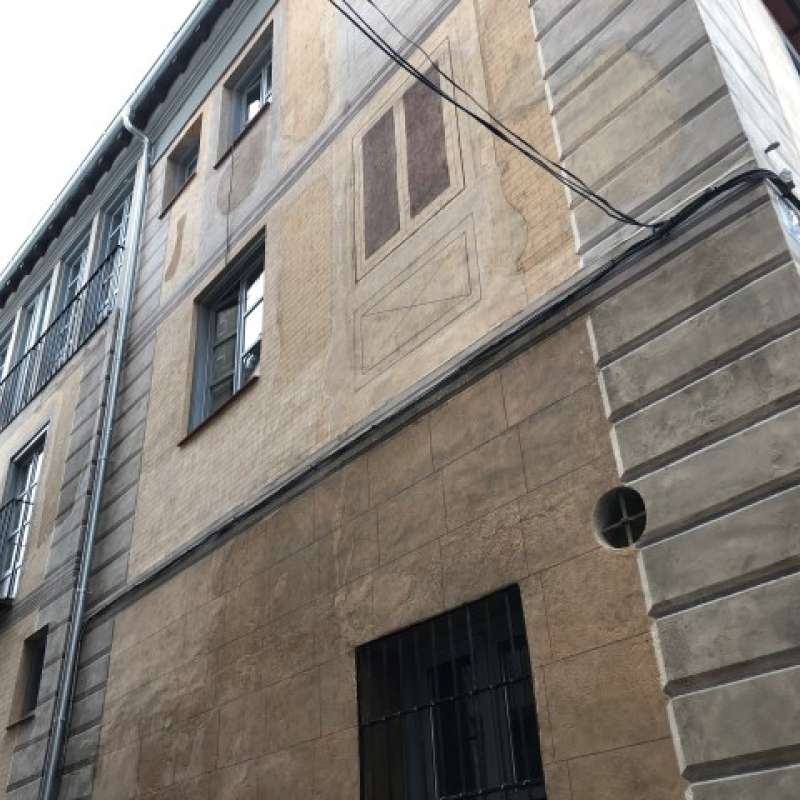 Restauraci�n de fachada en C/ Aljibillo. Toledo. - Rehabilitaci�n | Construcciones civiles - K�rkide | Proyectos de restauraci�n y rehabilitaci�n