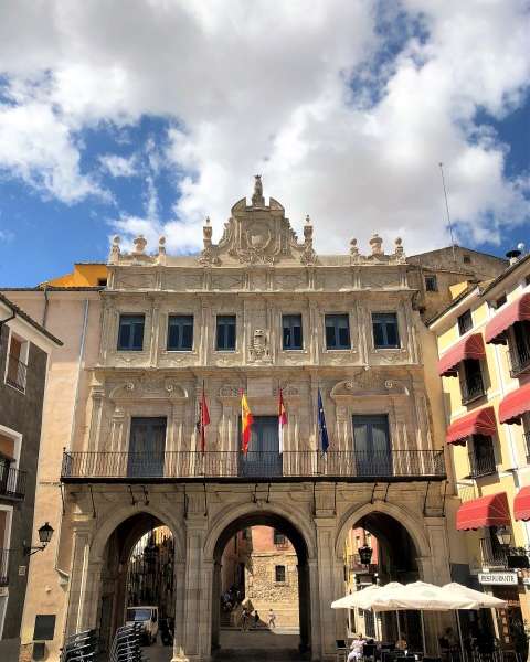 Restauraci�n fachadas del Ayuntamiento. Cuenca. | Rehabilitaci�n > Construcciones civiles | K�rkide | Proyectos de restauraci�n y rehabilitaci�n