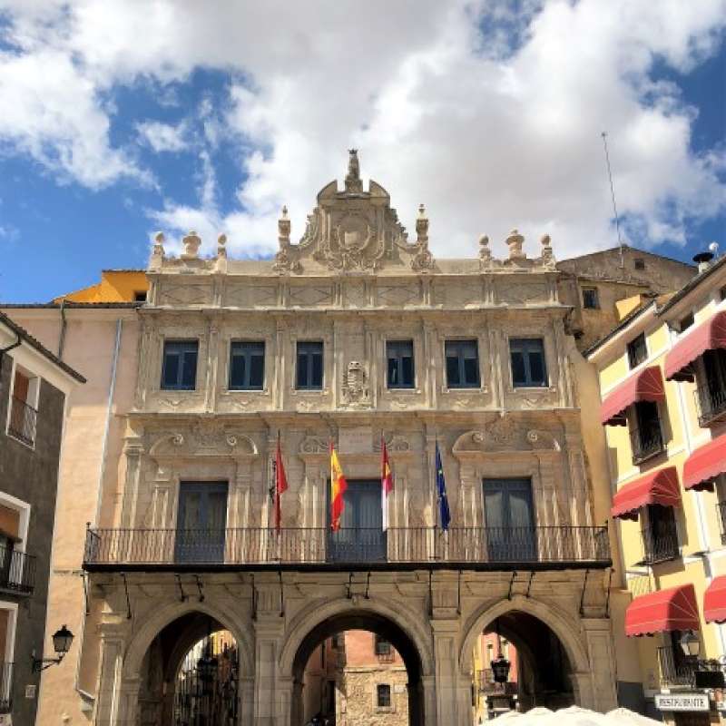 Restauraci�n de las fachadas del Ayuntamiento de Cuenca. - Rehabilitaci�n | Construcciones civiles - K�rkide | Proyectos de restauraci�n y rehabilitaci�n