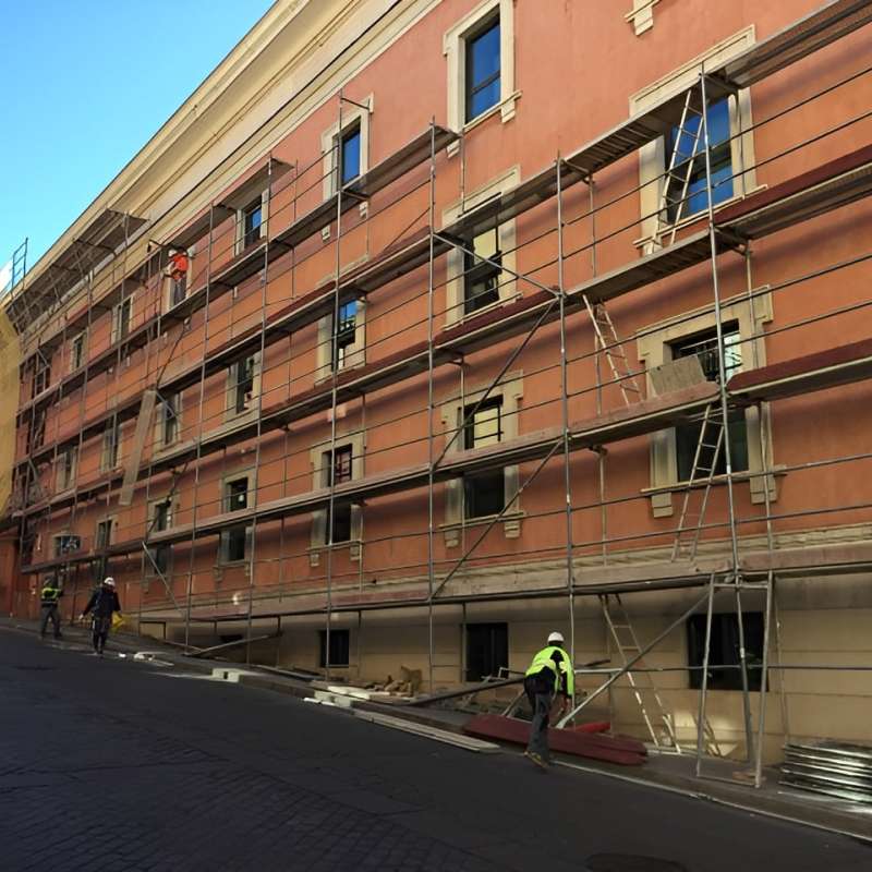 Restauraci�n de fachadas del Edificio Palafox. Cuenca. - Rehabilitaci�n | Construcciones civiles - K�rkide | Proyectos de restauraci�n y rehabilitaci�n