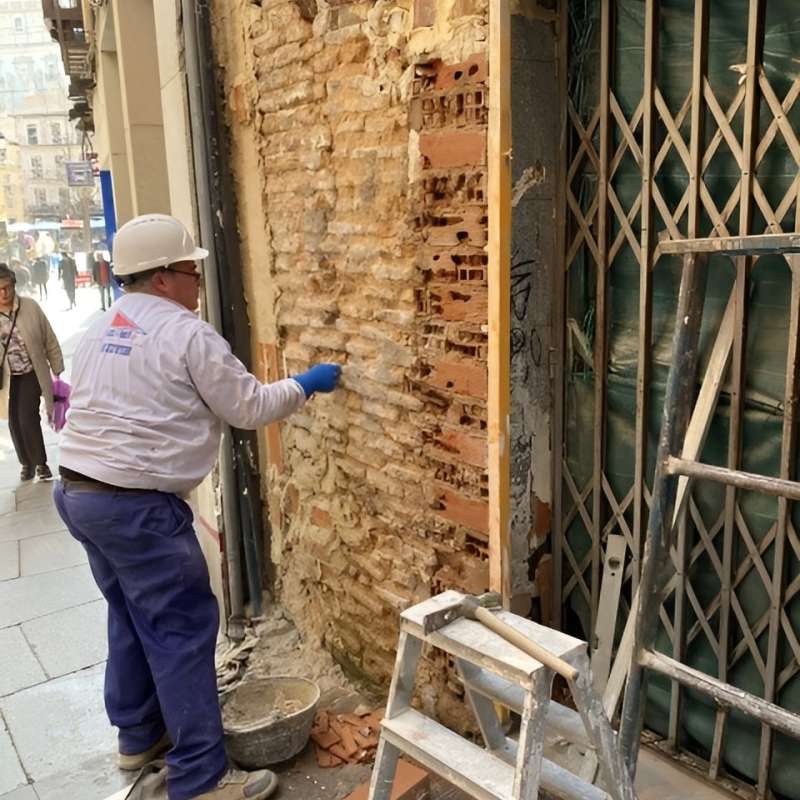 Restauraci�n de fachadas en Calle Siller�a n�10. Toledo - Rehabilitaci�n | Construcciones civiles - K�rkide | Proyectos de restauraci�n y rehabilitaci�n