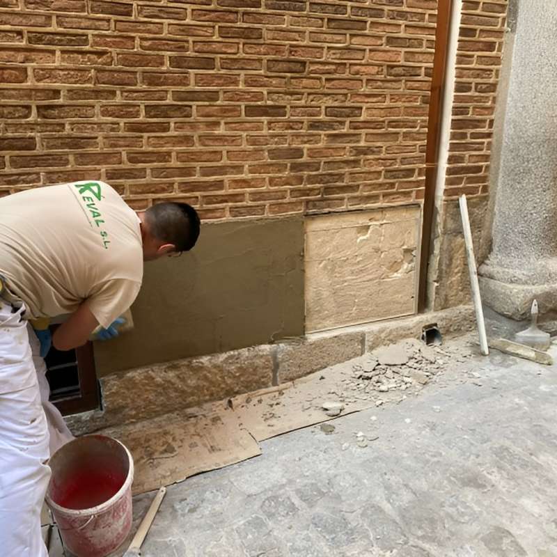 Restauraci�n de fachadas en Calle Siller�a n�10. Toledo - Rehabilitaci�n | Construcciones civiles - K�rkide | Proyectos de restauraci�n y rehabilitaci�n