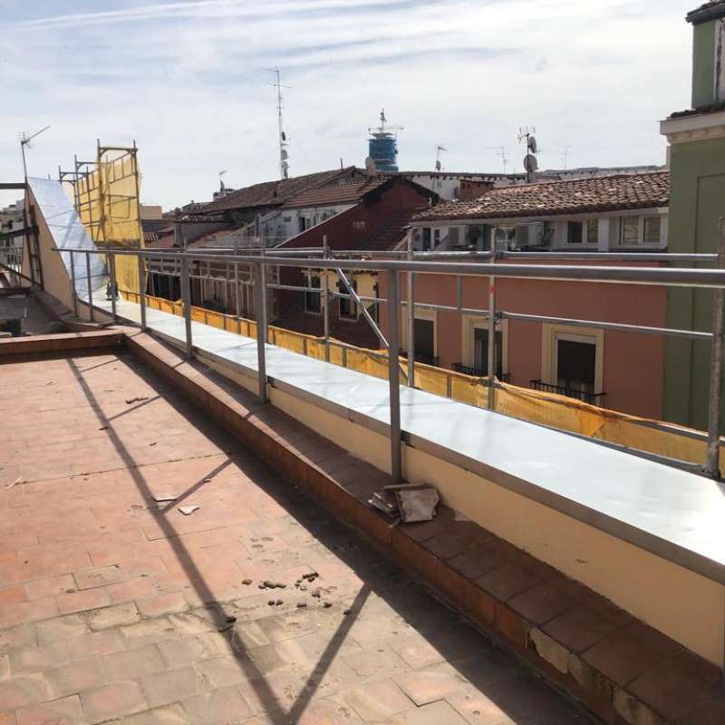Restauraci�n, conservaci�n y mantenimiento de la fachada del edificio del 'FEGA' en la calle San Mateo de Madrid - Rehabilitaci�n | Construcciones civiles - K�rkide | Proyectos de restauraci�n y rehabilitaci�n