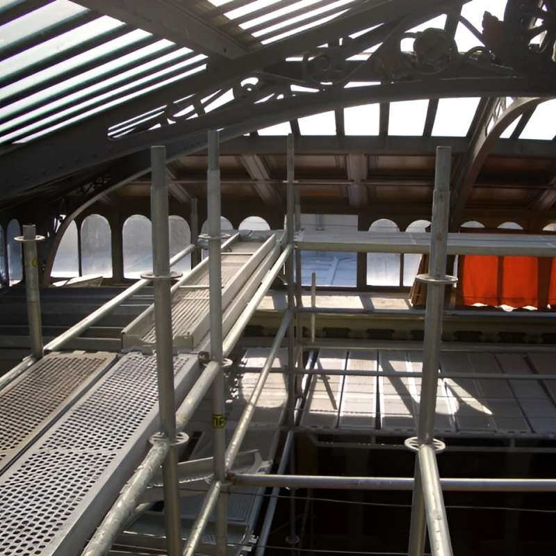 Lucernario de la Escuela T�cnica Superior de Ingenieros de Minas y Energ�a. Universidad Polit�cnica. Madrid. - Rehabilitaci�n | Construcciones civiles - K�rkide | Proyectos de restauraci�n y rehabilitaci�n