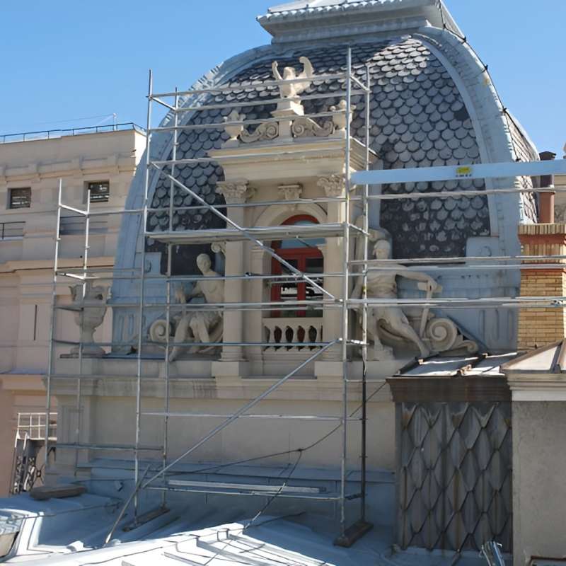 Lucernario de la Escuela T�cnica Superior de Ingenieros de Minas y Energ�a. Universidad Polit�cnica. Madrid. - Rehabilitaci�n | Construcciones civiles - K�rkide | Proyectos de restauraci�n y rehabilitaci�n