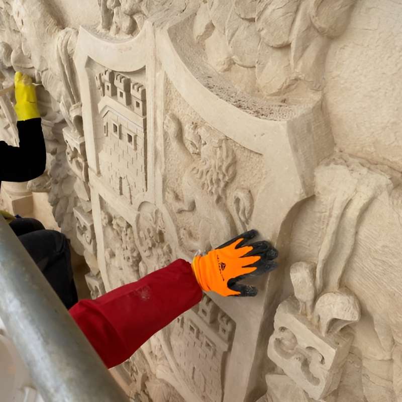 Restauraci�n de fachadas del Palacio Provincial de Toledo - Rehabilitaci�n | Construcciones civiles - K�rkide | Proyectos de restauraci�n y rehabilitaci�n