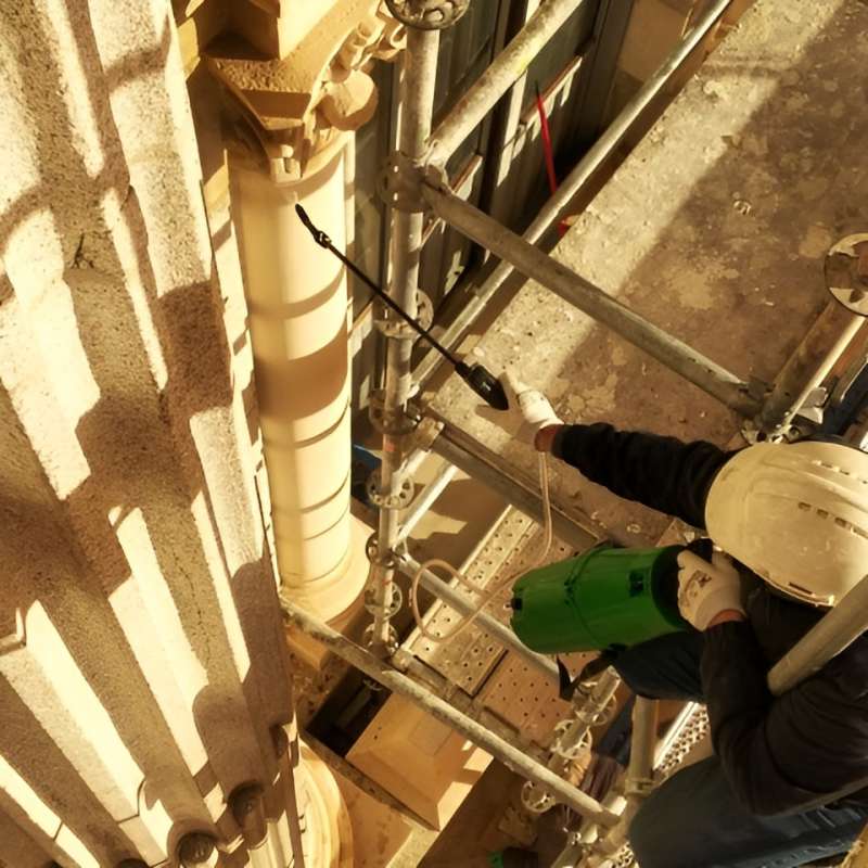 Restauraci�n de fachadas del Palacio Provincial de Toledo - Rehabilitaci�n | Construcciones civiles - K�rkide | Proyectos de restauraci�n y rehabilitaci�n