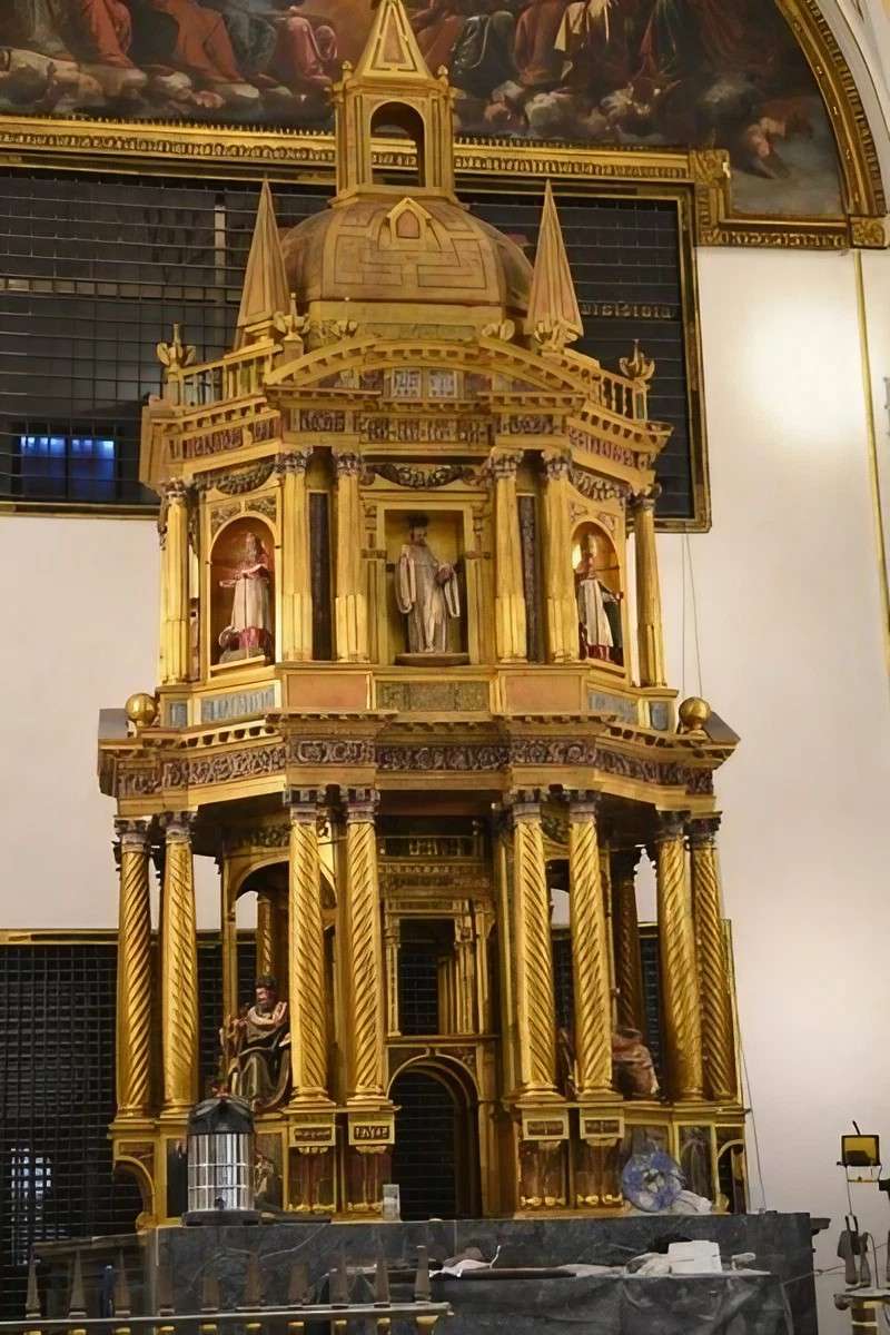 Restauraci�n del Baldaquino del Monasterio de San Bernardo - K�rkide | Proyectos de restauraci�n y rehabilitaci�n