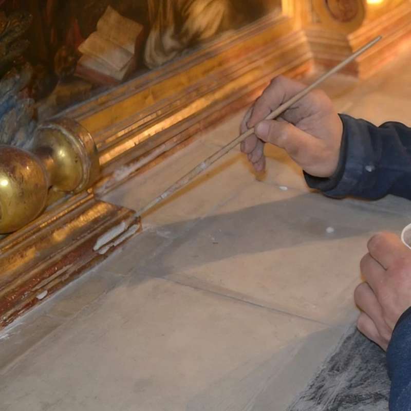 Restauraci�n del Baldaquino del Monasterio de San Bernardo en Alcal� de Henares. Madrid. - Restauraci�n | Monumentos - K�rkide | Proyectos de restauraci�n y rehabilitaci�n