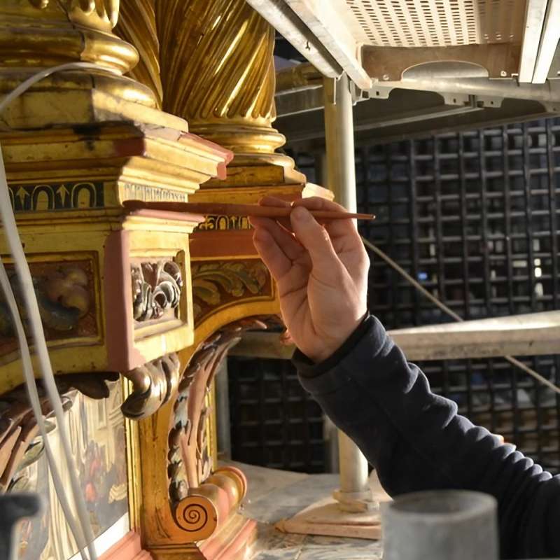 Restauraci�n del Baldaquino del Monasterio de San Bernardo en Alcal� de Henares. Madrid. - Restauraci�n | Monumentos - K�rkide | Proyectos de restauraci�n y rehabilitaci�n