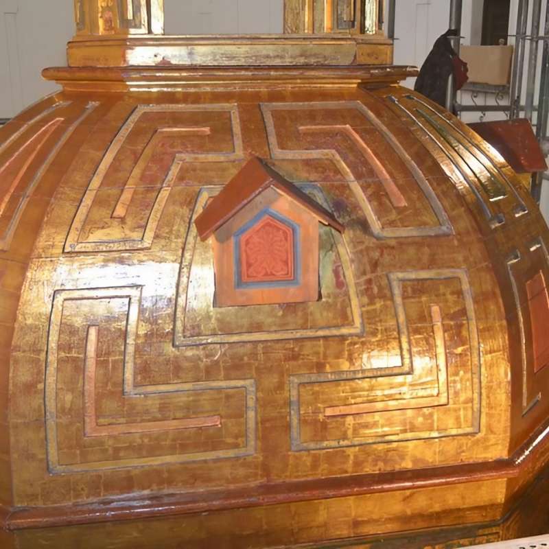 Restauraci�n del Baldaquino del Monasterio de San Bernardo en Alcal� de Henares. Madrid. - Restauraci�n | Monumentos - K�rkide | Proyectos de restauraci�n y rehabilitaci�n