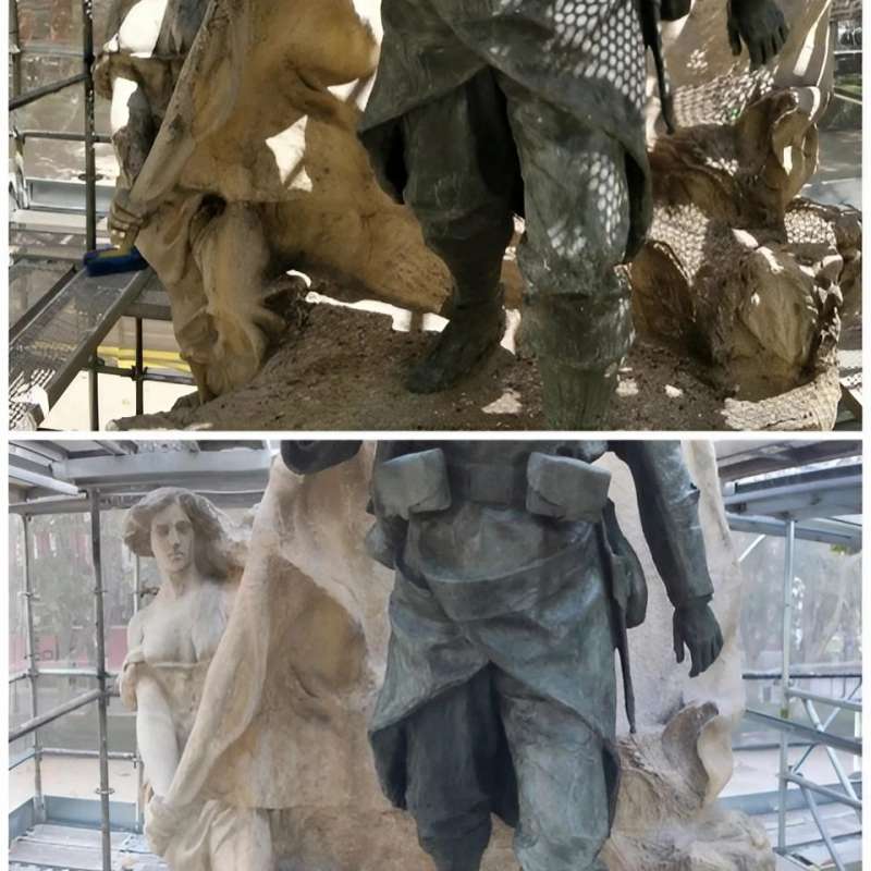 Monumento al Cabo Noval. Plaza de Oriente. Madrid. - Restauraci�n | Monumentos - K�rkide | Proyectos de restauraci�n y rehabilitaci�n