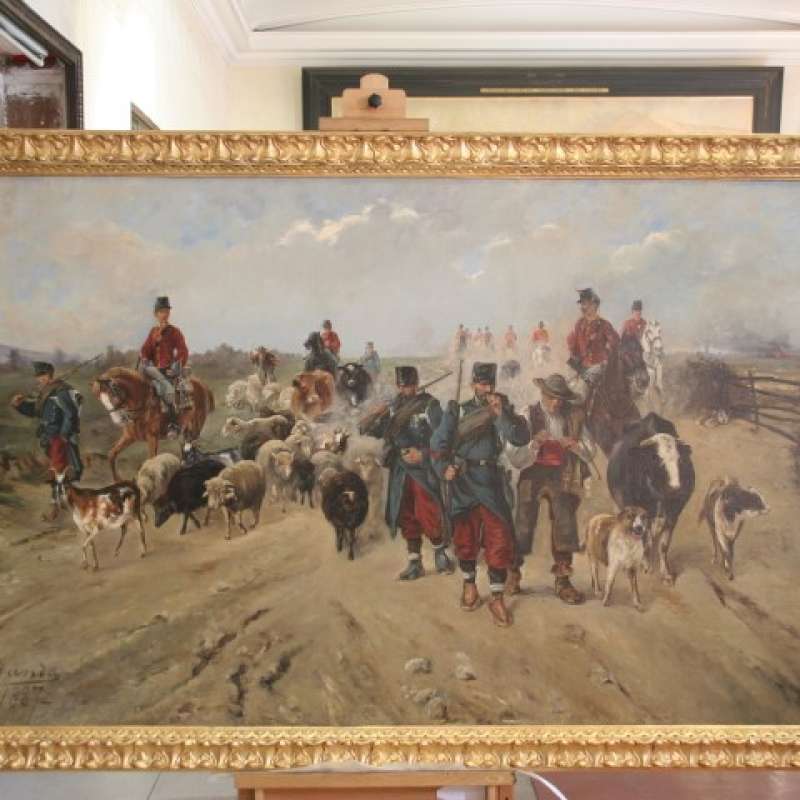 Colecci�n de �leos sobre lienzo. Museo del Ejercito. Madrid - Restauraci�n | Pintura - K�rkide | Proyectos de restauraci�n y rehabilitaci�n